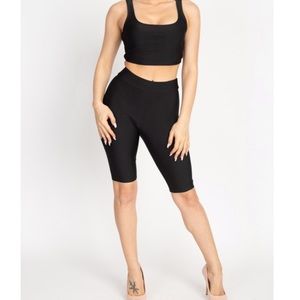 Two -Piece biker short set